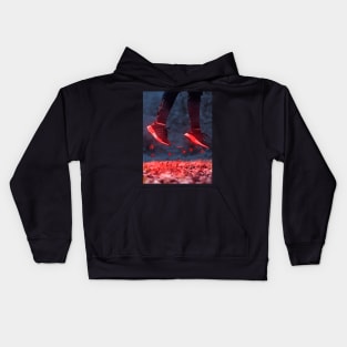 Red fairy dust Kids Hoodie